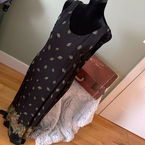 Jungle print Slit side tank dress Size 10